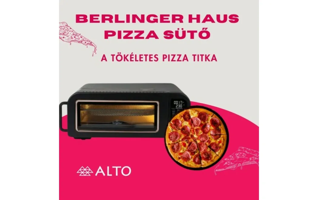 Berlinger Haus Pizza sütő – Tökéletes pizza, a kerti partik új sztárja