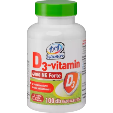 d3-vitamin 4000IU rágótabletta 100 db