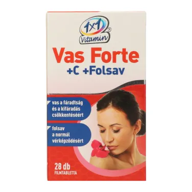 1x1 Vitamin Vas Forte + C + Folsav filmtabletta 28x