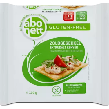Extrudált kenyér zöldségekkel gluténmentes 100 g