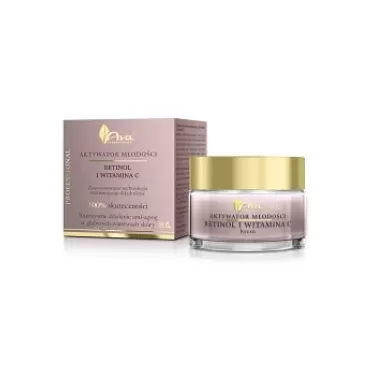 anti-aging fiatalság aktivátor retinol és c-vitamin hatóanyagú arckrém 50 ml