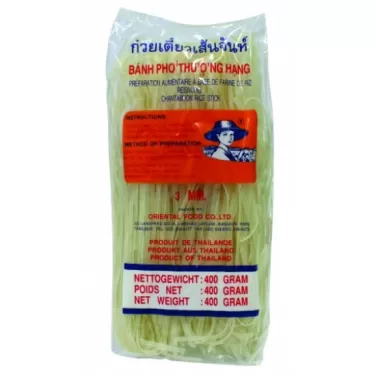 Ázsia rizstészta 3mm 400 g