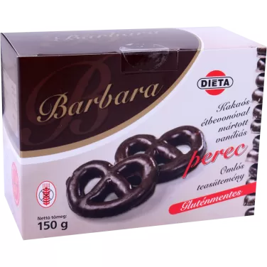 Gluténmentes kakaós étbevonós vaníliás perec 150 g