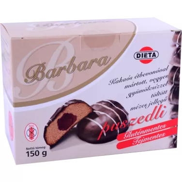 Gluténmentes vegyes gyümölcsízzel töltött puszedli 150 g
