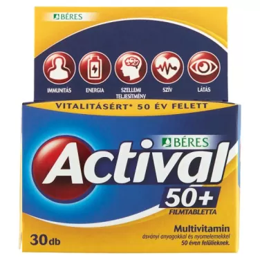 actival 50+ filmtabletta 30db