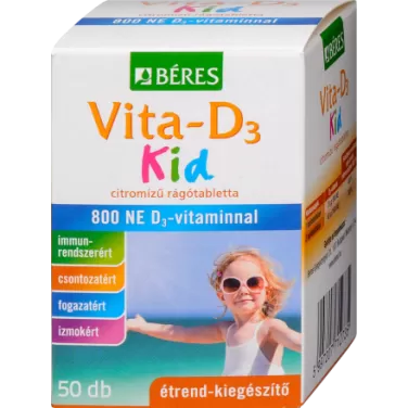 vita-d3 kid 800 ne rágótabletta 50db