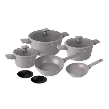 10 részes edénykészlet, Taupe Collection (NEW) (BH/8110)