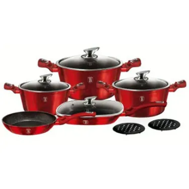 11 részes edénykészlet, Metallic Line Burgundy Edition (BH/7142)