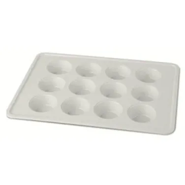 12 csészés muffin sütőforma, matt krém (NEW) (BH/7877)