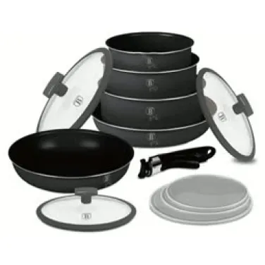 12 részes edénykészlet, Anthracite Collection (NEW) (BH/8252)
