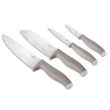 4 részes késkészlet, matt taupe (NEW) (BH/2960)