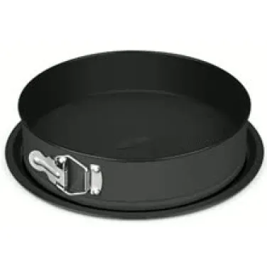 Kör alakú tortaforma, 26*6,8 cm, matt antracit (NEW) (BH/8689)