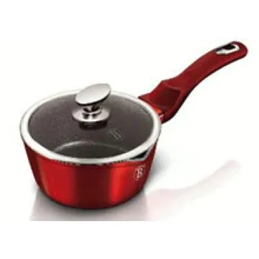 Szószos edény fedővel, 16 cm, Metallic Line Burgundy Edition (BH/1525N)