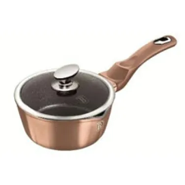 Szószos edény fedővel, 16 cm, Metallic Line Rose Gold Edition (BH/1524N)