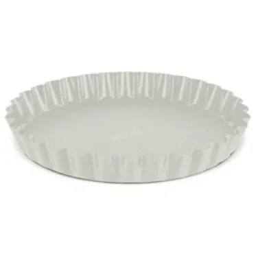 Torta/sütemény forma, 28*3,5 cm, matt krém (NEW) (BH/8633)