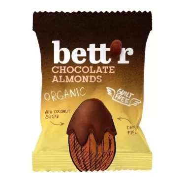 Bettr bio vegán gluténmentes csokival bevont mandula 40 g