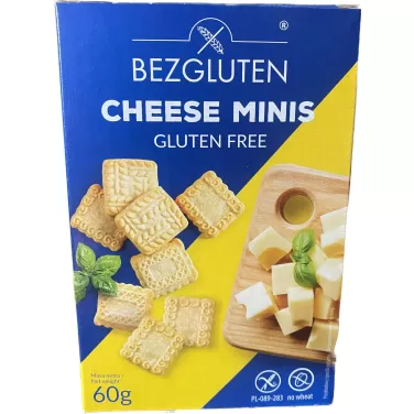 gluténmentes sajtos mini falatkák 60 g