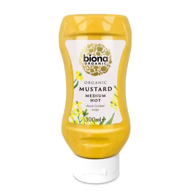 Bio biona mustár közepesen csípős 300ml