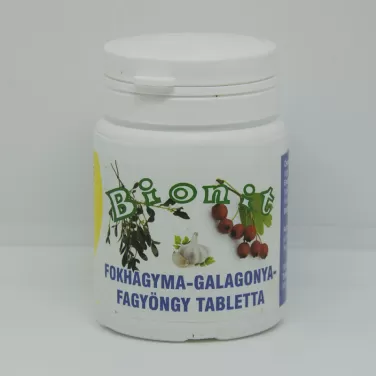 fokhagyma-galagonya fagyöngy tabletta 150 db