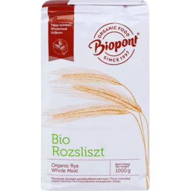 Bio teljes kiőrlésű rozsliszt 1000 g
