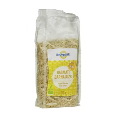 Bio basmati barnarizs 500 g