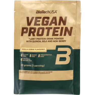 vegan protein vaníliás sütemény ízű fehérje italpor 25 g