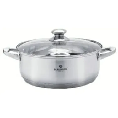 Alacsony lábas fedővel, 20 cm, Satin Gourmet Line (BL-3308A)