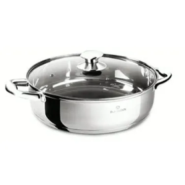 Alacsony lábas fedővel, 24 cm, Gourmet Line (NEW) (BL-3866)