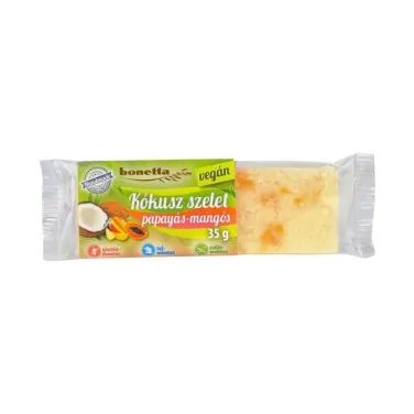 vegán kókusz szelet papayás mangós 35 g