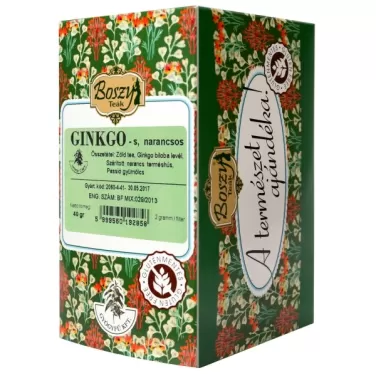 tea ginkgos narancsos zöld tea 20db