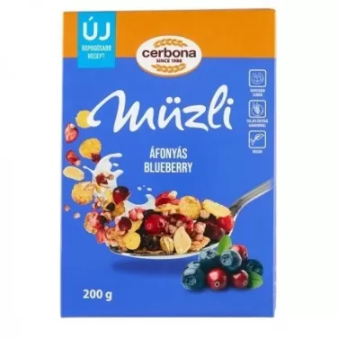 áfonyás müzli 200g