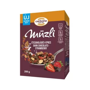 étcsokoládés-epres müzli 200g