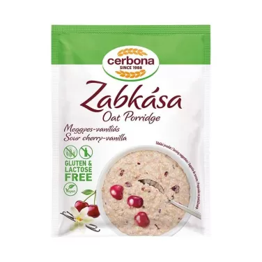 gluténmentes zabkása meggy-vanília 50 g