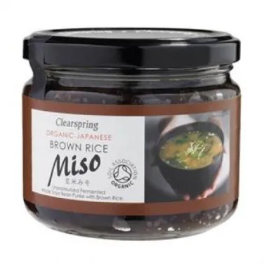 bio miso barnarizsből üveges