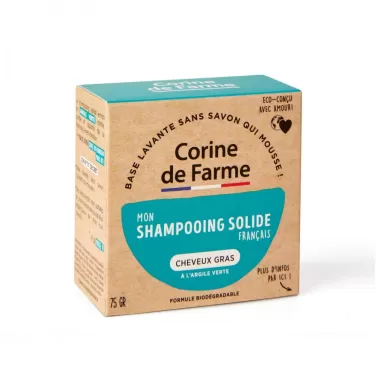 De farme szilárd sampon zsíros hajra 75 g