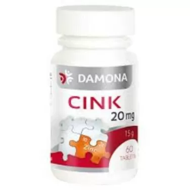 cink 20mg tabletta 60db