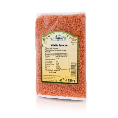 vöröslencse 250 g
