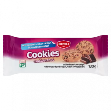 cookies cukorm.keksz csokoládé darabokkal 130 g