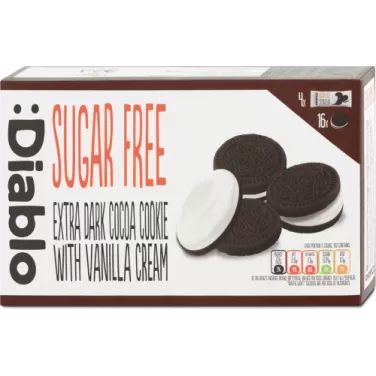 csokis keksz vanília töltelékkel 176 g