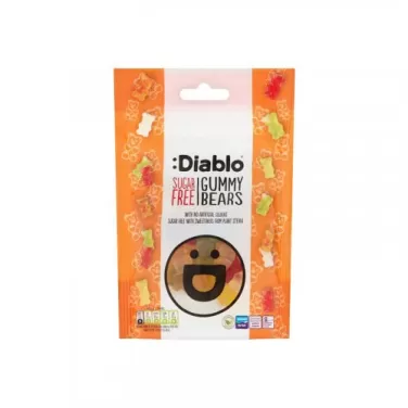 cukormentes gumimaci cukorkák, édesítőszerrel 75g