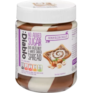 mogyoró és fehércsoki krém 350 g