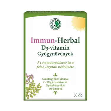 Immun-herbal D3-vitamin kapszula 60 db