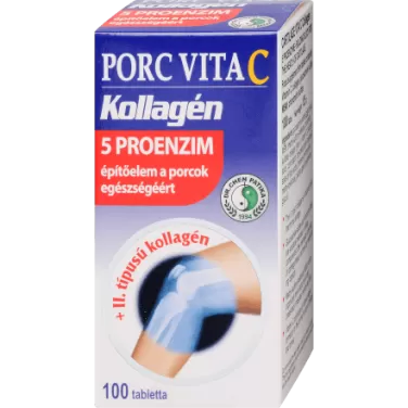 porc-vita c 5 proenzim tabletta 100 db