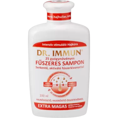 Dr.immun 25 gyógynövényes hajsampon serkentő fűszerkivonattal 250 ml