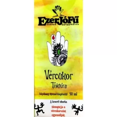 vércukor tinktúra 50 ml
