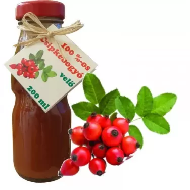 Fitt 100%-os csipkebogyó velő 200 ml