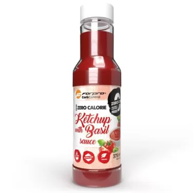near zero calorie sauce bazsalikomos ketchup szósz édesítőszerekkel 375 ml
