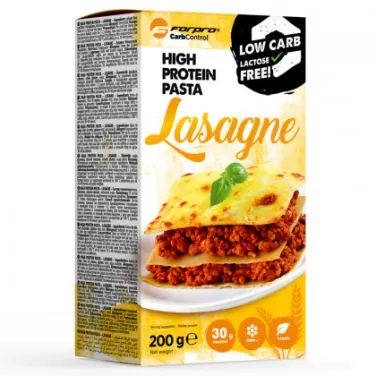 tészta lasagne csökkentett szénhidrát, extra magas fehérje tartalommal 200 g