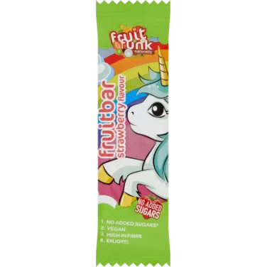 Fruitfunk gyümölcsszelet eperrel, Unikornis 20g