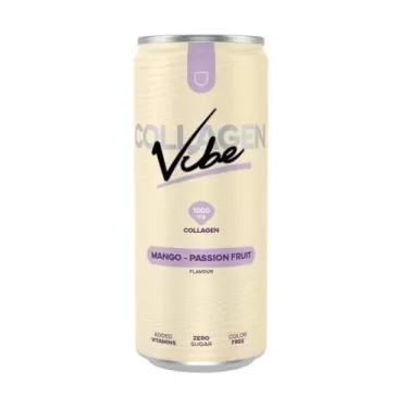 Gluténmentes collagen vibe mango és maracuja ízesítésű szénsavas üdítőital kollagénnel